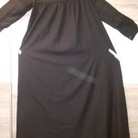 Мега МАКСИ 5ХЛ дълга рокля с дълъг ръкав , нова с етикет., снимка 2 - Рокли - 40467594