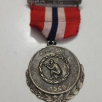 норвежки сребърен медал с маркировка , снимка 2 - Антикварни и старинни предмети - 42138663