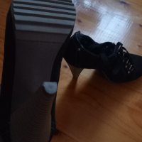 Черни пролет-есен, снимка 3 - Дамски обувки на ток - 41042269
