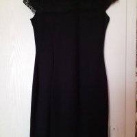 Дамска черна рокля, снимка 1 - Рокли - 33932204