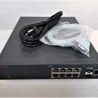Високопроизводителен интернет комутатор Extreme Networks 8X Gigabit Ethernet PoE 2X SFP  , снимка 1 - Мрежови адаптери - 34858178