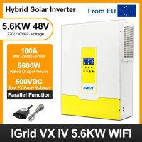 Соларен инвертор Hybrid Easun 5.6KW Inverter 100A MPPT 48V With Parallel Function ON/OFF-Grid, снимка 2 - Друга електроника - 41735303