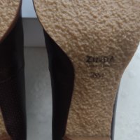 Сандали Zinda естествена кожа лак, снимка 5 - Дамски ежедневни обувки - 42375332