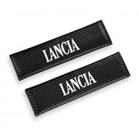 Супер качество черен карбон кожа протектор калъф калъфи за колан Ланчиа Lancia за кола автомобил , снимка 6 - Аксесоари и консумативи - 33908698