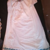 Старинна дълга женска риза ръчно везана, снимка 5 - Други - 41976413