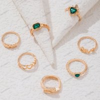 Дамски моден комплект бижута(пръстени), 3модела - 023, снимка 10 - Пръстени - 41292682