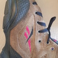 Vintage Retro 90s REEBOK Hexalite Hiking Boots Tan Suede Black Leather, снимка 9 - Кецове - 35667127