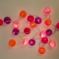 лампички с 20 топки (ръчна изработка) / коледни / Монтесори легло, снимка 7 - Други - 35622133