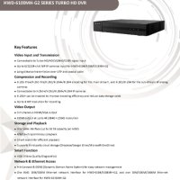 5в1 Hikvision HiWatch HWD-6116MH-G2 DVR 16 Канала 4MPlite(HDTVI/AHD/CVI/CVBS) + 8xIP H.265Pro+ Audio, снимка 2 - Комплекти за видеонаблюдение - 41502816