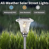 Градински соларни лампи HAMLITE, 4 броя, с автоматично вкл/изкл, снимка 4 - Соларни лампи - 44636122