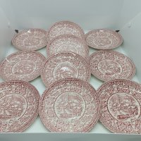 Чинии Английски порцелан Ironstone d= 14 см, снимка 1 - Колекции - 42574524