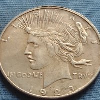 Монета 1 долар 1923г. САЩ РЕПЛИКА на Американския сребърен долар за КОЛЕКЦИЯ 30041, снимка 5 - Нумизматика и бонистика - 42702337