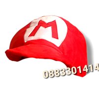 Плюшена шапка Супер Марио , снимка 5 - Шапки, шалове и ръкавици - 41856244