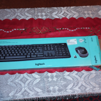 Комплект LOGITECH клавиятура и мишка, снимка 1 - Клавиатури и мишки - 44781502