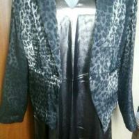 Ново дамско сако в черно и сиво🍀👚M/L, L🍀👚арт.648, снимка 1 - Сака - 29707901