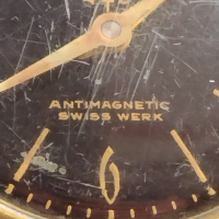 Мъжки часовник RE ANTI-MAGNETIC SWISS WERK за КОЛЕКЦИОНЕРИ 43898, снимка 3 - Мъжки - 44710994