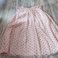 Нежна рокля в розово, снимка 4 - Детски рокли и поли - 40331649