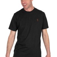 Тениска Fox Collection T-Shirt Black/Orange, снимка 1 - Екипировка - 41398998