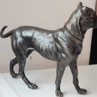 WMF-Посребрена фигура на куче 1910-1925 год., снимка 6 - Антикварни и старинни предмети - 41611128