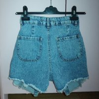 Oreo jeans къси панталонки тип пола с двойна висока талия, снимка 4 - Къси панталони и бермуди - 41602162