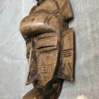 Стара африканска маска #4, снимка 3 - Антикварни и старинни предмети - 42344191