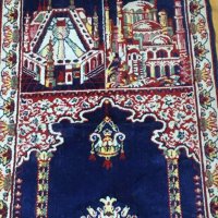 Старо молитвено килимче, снимка 3 - Антикварни и старинни предмети - 39805280