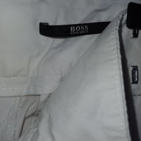 Бял панталон HUGO BOSS L, снимка 3 - Панталони - 41082318