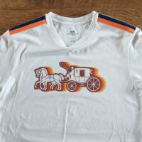 Coach Rainbow Taped Carriage Tee - страхотна мъжка тениска , снимка 2 - Тениски - 42103442