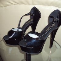 Обувки на висок ток-Pleaser, снимка 4 - Дамски обувки на ток - 41875009