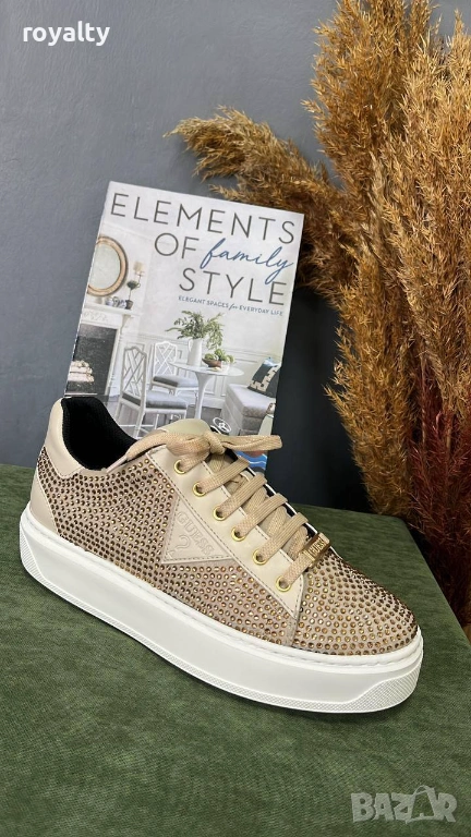 Guess Бежови Дамски Маратонки , снимка 1