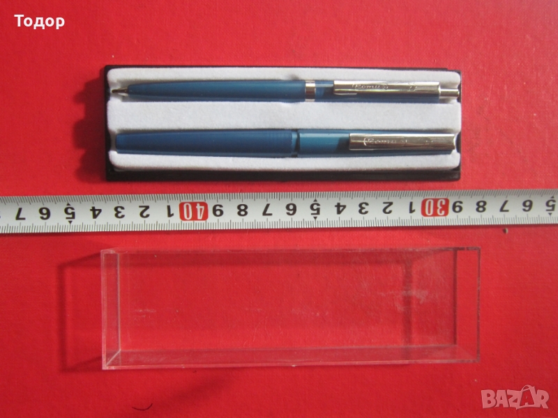 Комплект химикалки химикал Ромус в кутия , снимка 1