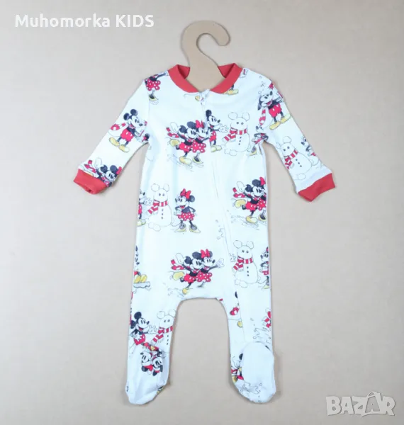 бебешка пижама / гащеризон Pottery barn Kids 50 0-3 56 62 3-6 68 6-9 74 9-12 80 12-18 86 18-24, снимка 1