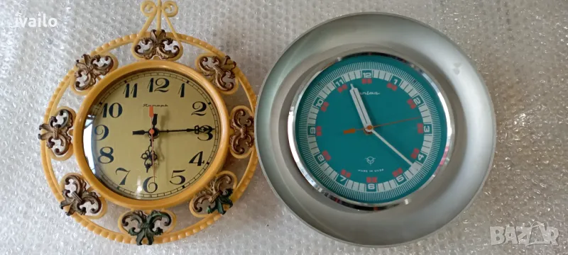 Янтар Руски Стенен Часовник!, снимка 1