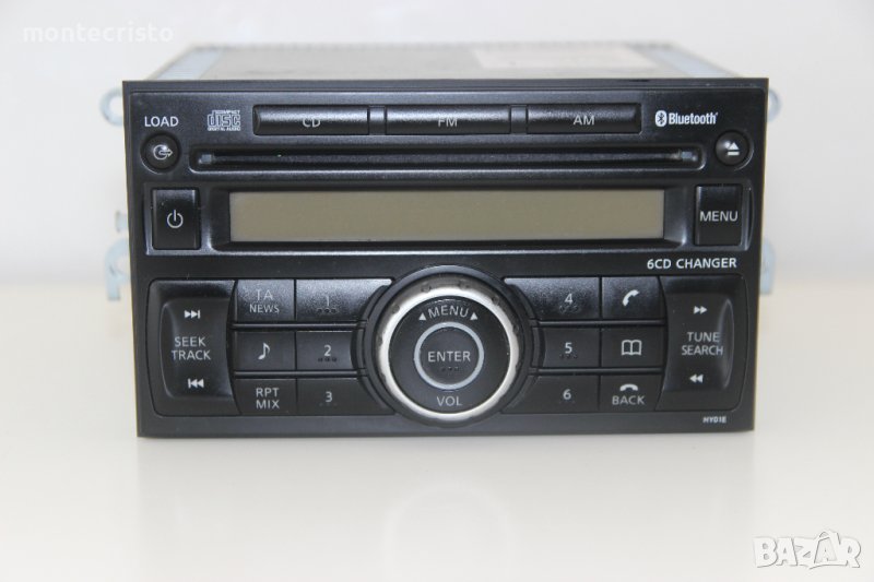 CD RADIO Bluetooth Nissan Qashqai J10 (2007-2010г.) 6CD Changer / 28185 JD40A / 28185JD40A касетофон, снимка 1