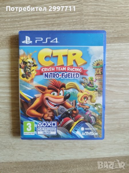 Игра PS4 CTR Crash team racing Nitro , снимка 1