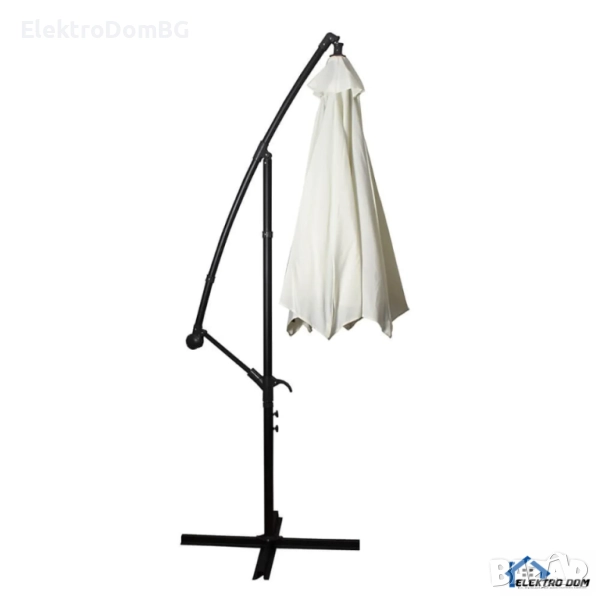 Луксозен градински чадър тип банан Muhler U1003, 300xH240cm, снимка 1