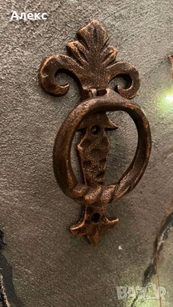 Чугунено мандало за врата, 16см, снимка 1