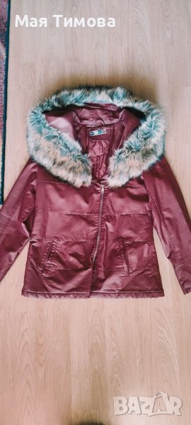 Дамско яке еко кожа, снимка 1