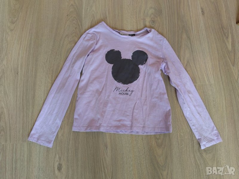 Лилава тениска Мики Маус 10-11 г, снимка 1