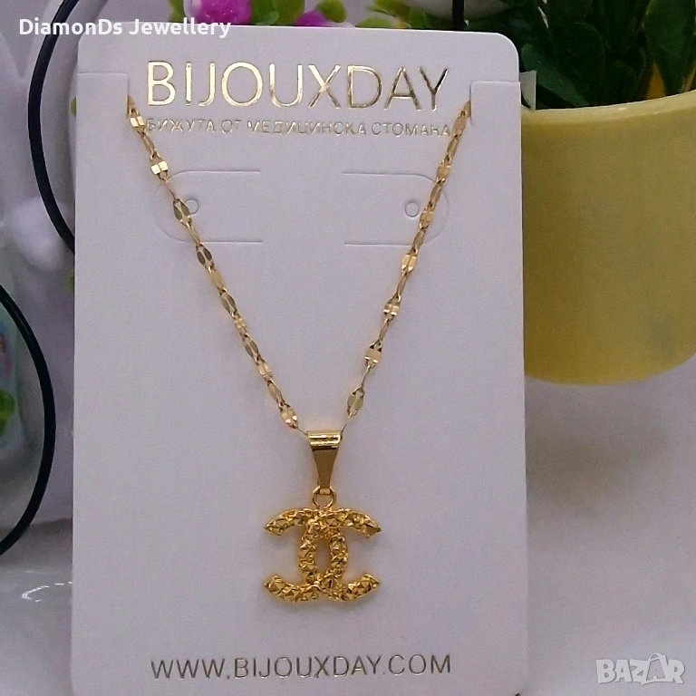 Golden Icon CC – луксозно златно колие 👑, снимка 1