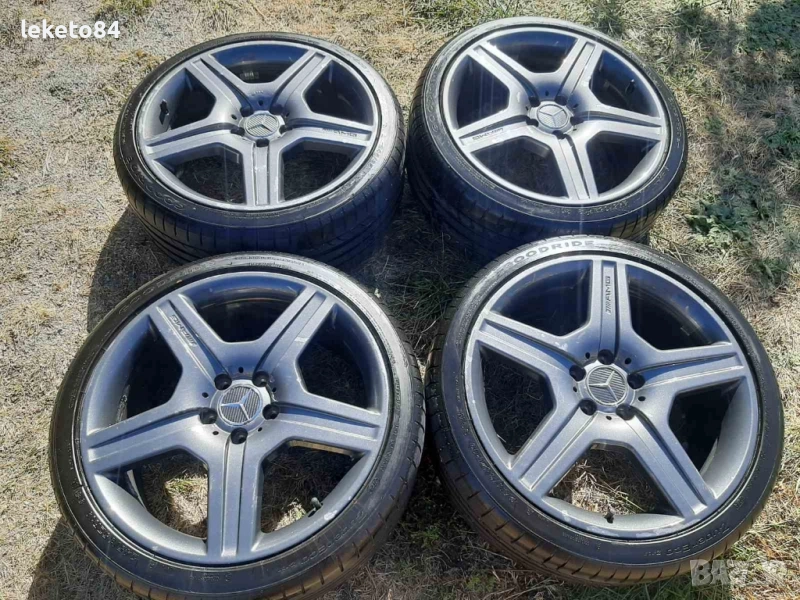 Оригинални джанти Mercedes AMG Borbet 19' + НОВИ ГУМИ 245/35 Мерцедес, снимка 1