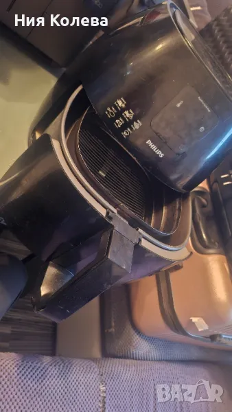 Airfryer XL PHILIPS HD9240/90, 1.2kg, Черен + подарък грил приставка, снимка 1