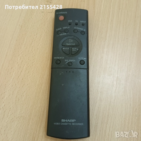 Оригинално видео дистанционно Sharp, снимка 1