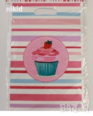8 бр торбички кексче мъфин за сладки подарък рожден ден парти, снимка 1