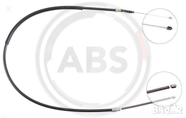 Жило, ръчна спирачка задна дясна 21665 RENAULT Trafic I T1,T2,T3,T4,T5,T6,T7 1980-1994 OE 7700689740, снимка 1