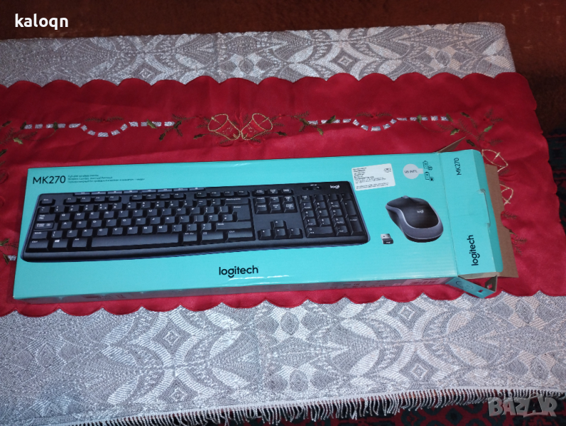 Комплект LOGITECH клавиятура и мишка, снимка 1