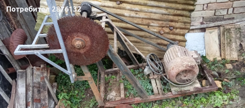  Подвижен циркуляр за рязане на дърва, снимка 1