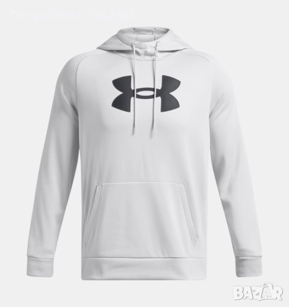 НОВ оригинален сив суичър фланела UNDER ARMOUR размер L от САЩ, снимка 1
