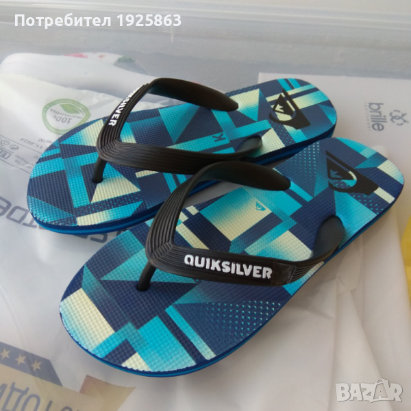 QUIKSILVER - оригинални детски джапанки, снимка 1