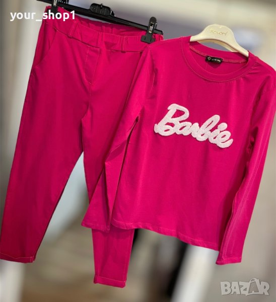 Barbie дамска блуза панталон циклама , снимка 1